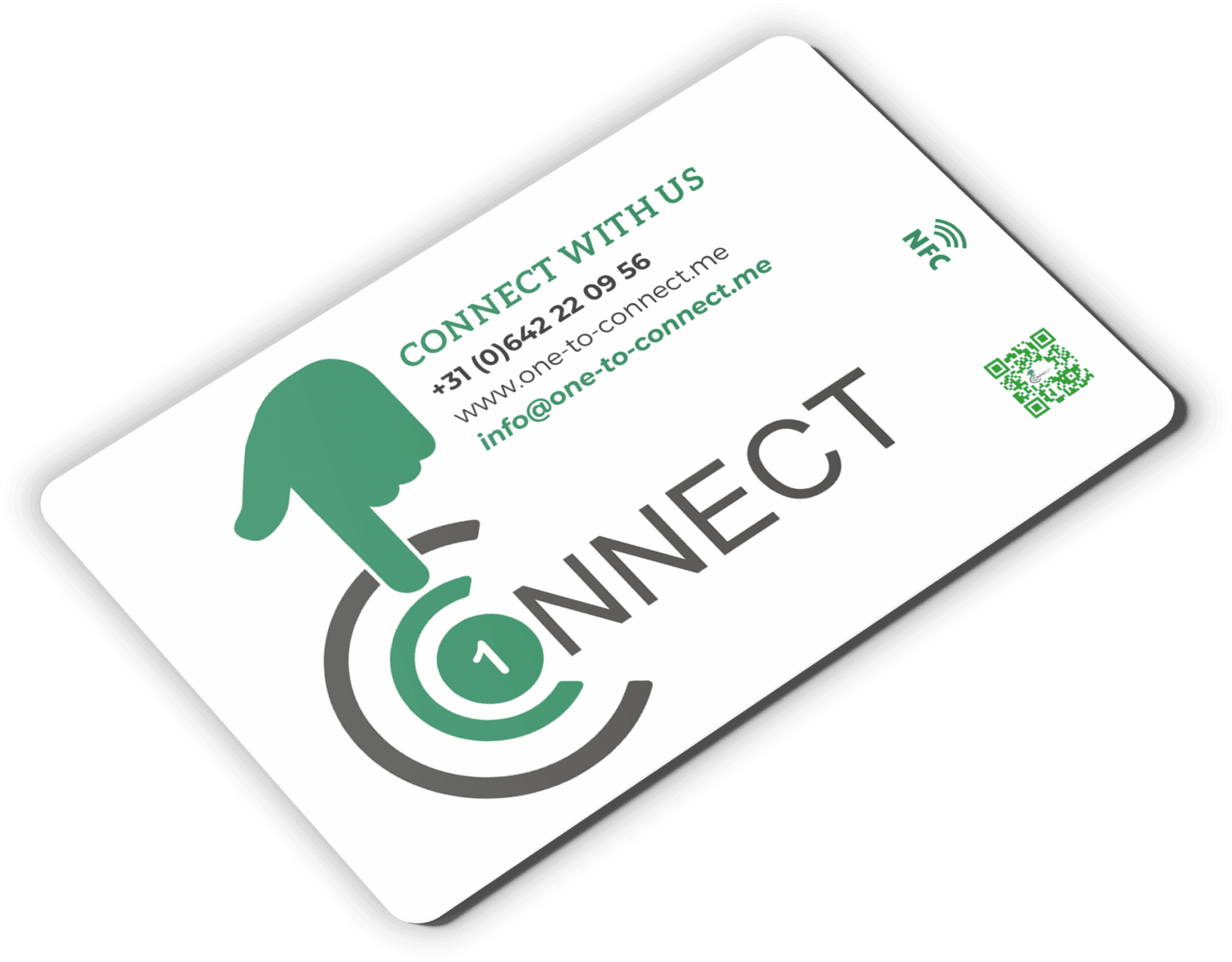 One to Connect NFC-visitekaartje